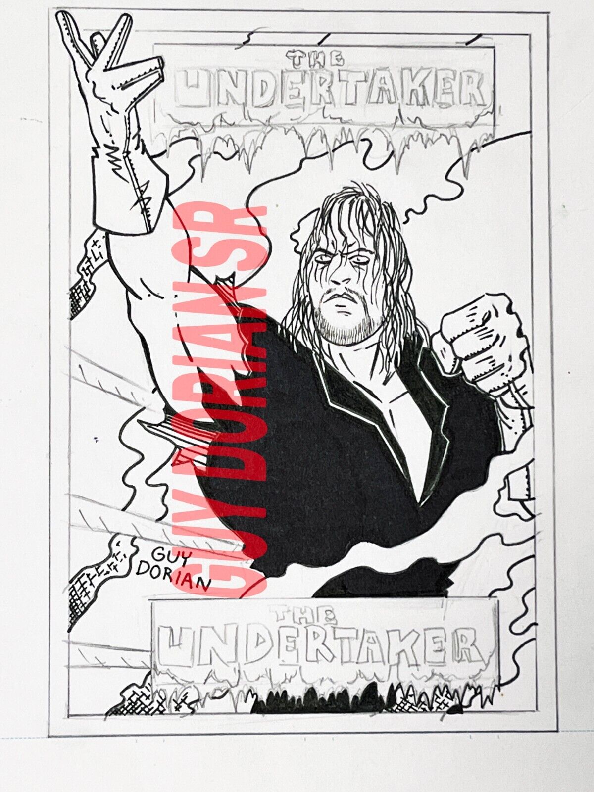 1995 WWF Just Toys Bend-Ems Series 2 Undertaker