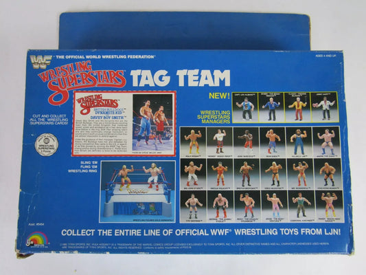 1986 WWF LJN Wrestling Superstars British Bulldogs Tag Team: Davey Boy Smith & Dynamite Kid