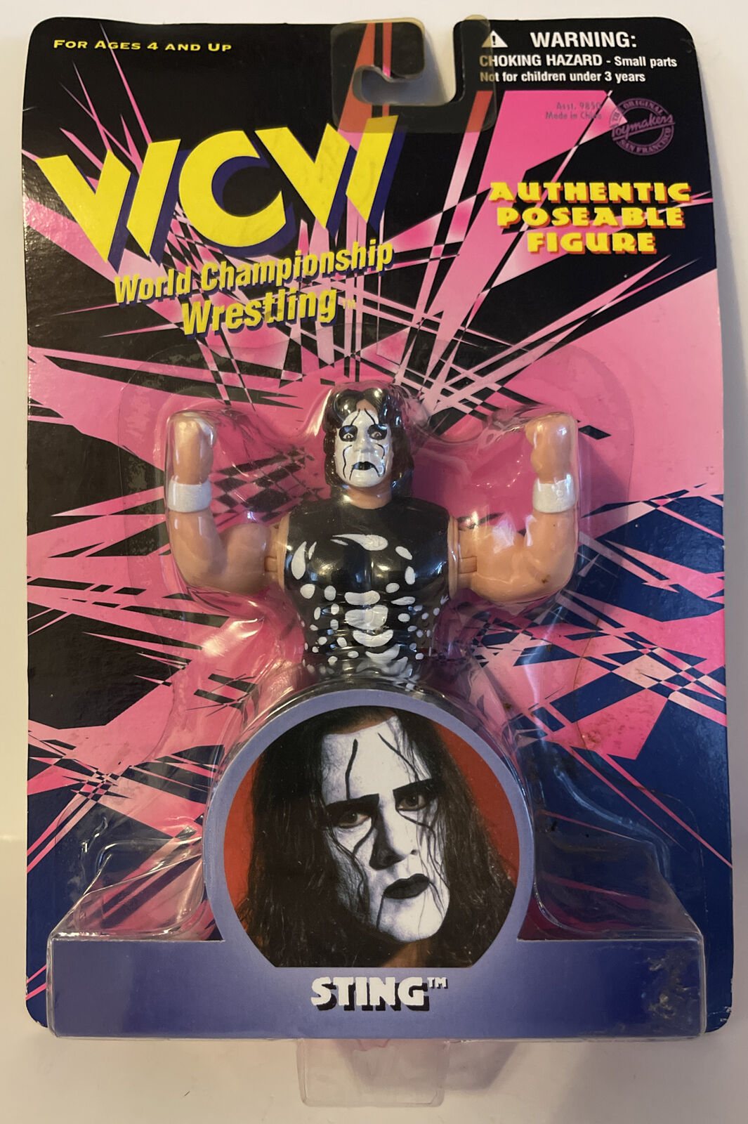 1998 WCW OSFTM 4.5" Articulated Sting