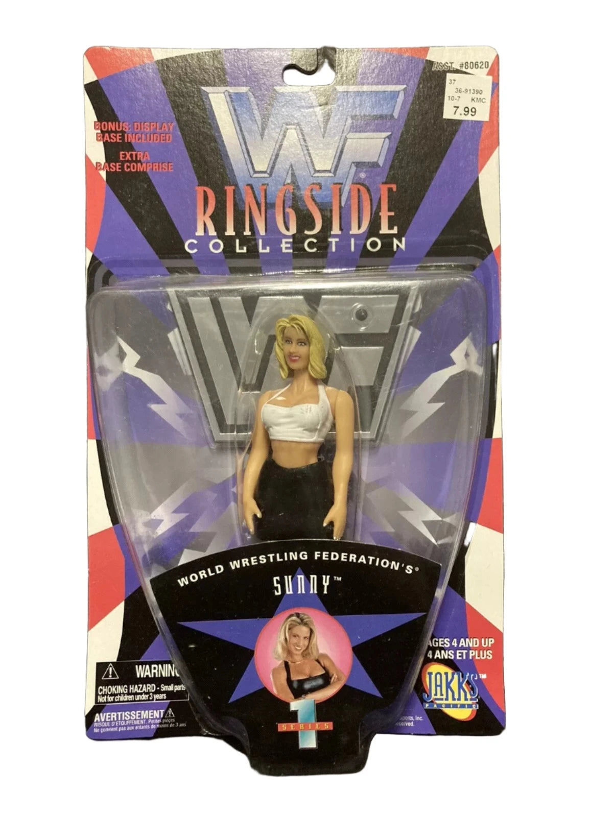 1997 WWF Jakks Pacific Ringside Collection Series 1 Sunny