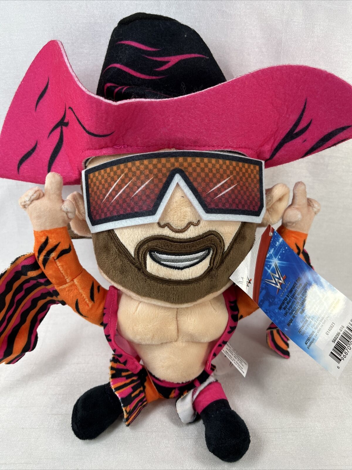 thumbnail image 2 of Bleacher Creatures WWE Ultimate Warrior 24" Bleacher Buddy - Soft Plush Toy A2 14506092 2 of 14