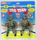 1985 AWA Remco All Star Wrestlers Series 2 Gagne's Raiders: Greg Gagne & Curt Hennig [With Small Camo Pattern]