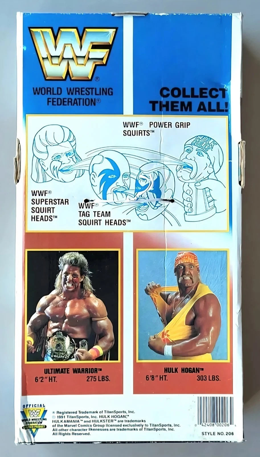 1991 WWF Multi Toys Superstar Bank Ultimate Warrior