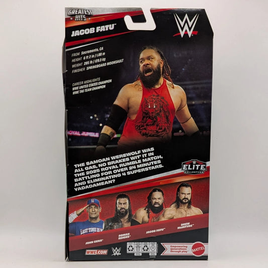 2026 WWE Mattel Elite Collection Greatest Hits Series 12 Jacob Fatu