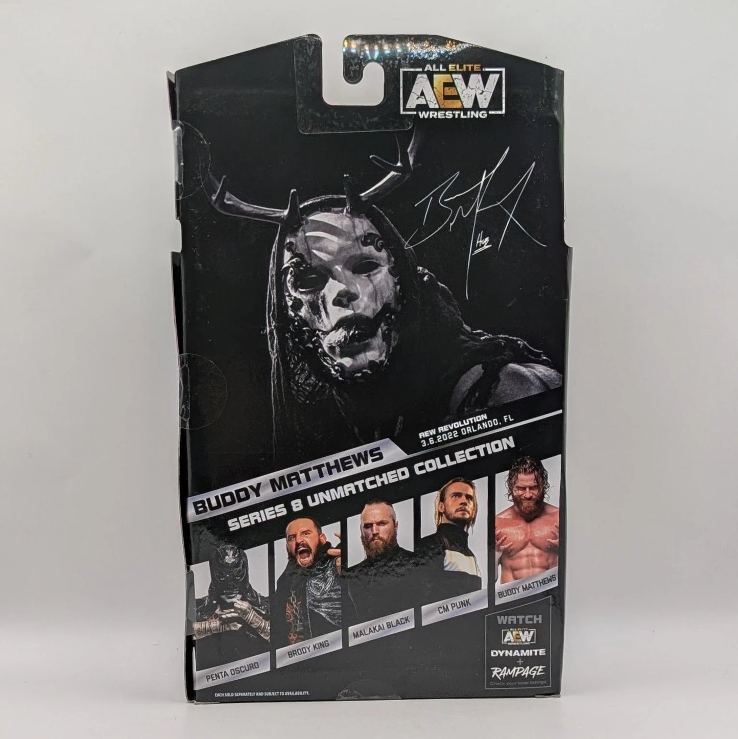 2024 AEW Jazwares Unmatched Collection Series 8 Buddy Matthews