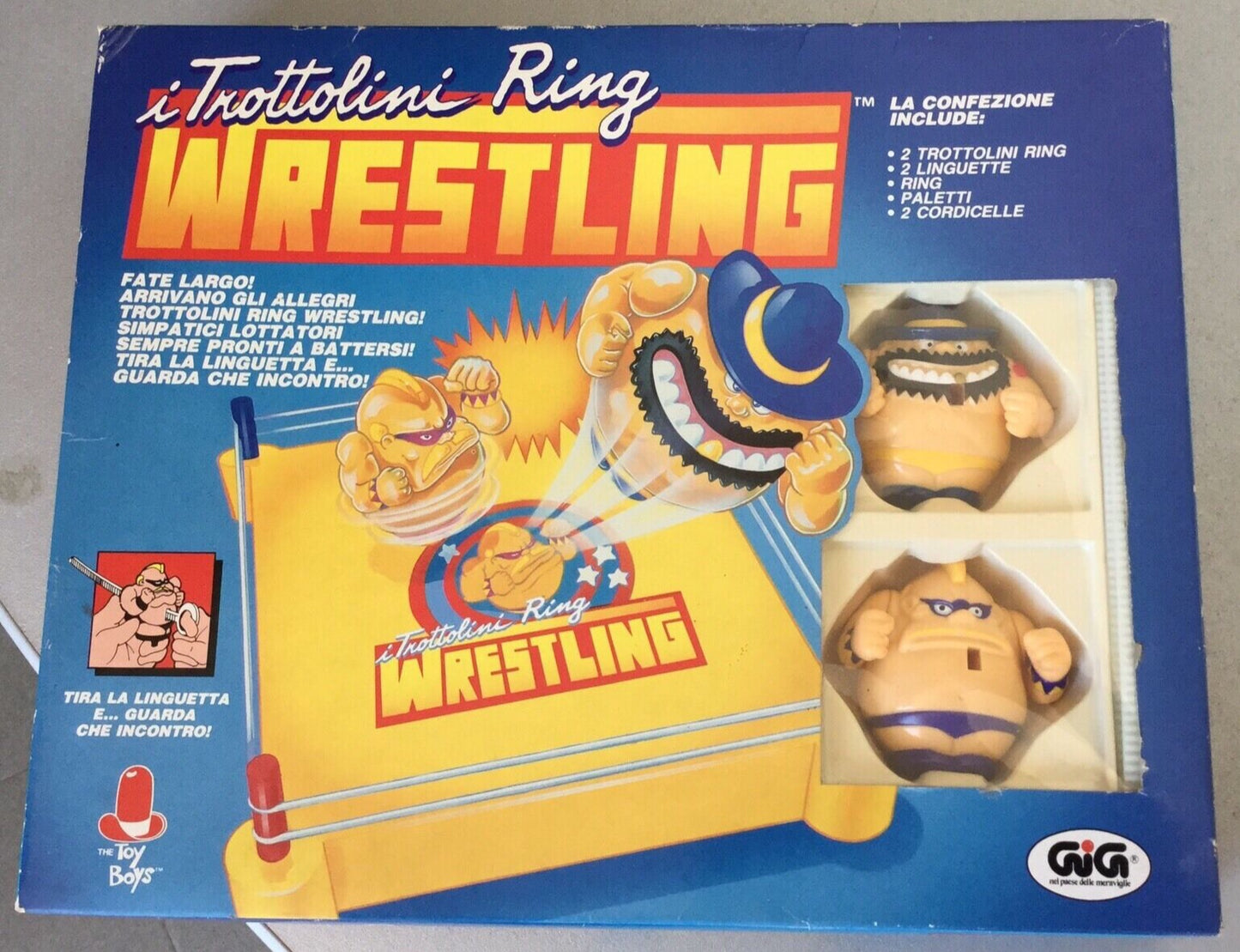 1990-1991 Galoob/Toy Boys Whirlin' Wrestlers: Wildman Wasker & Killer Kane
