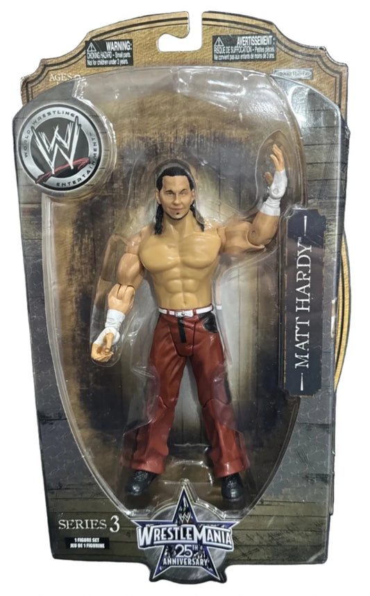 2009 WWE Jakks Pacific Ruthless Aggression WrestleMania 25th Anniversary Series 3 Matt Hardy