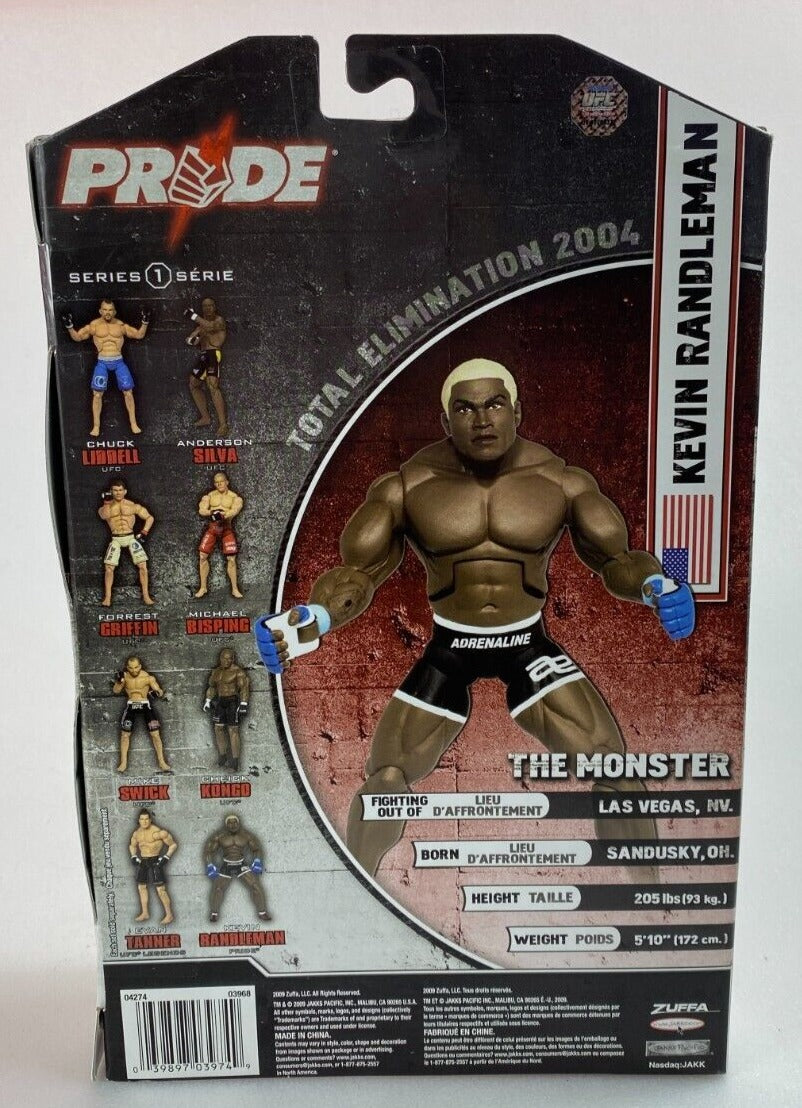2009 Jakks Pacific PRIDE Total Elimination 2004 Series 1 Kevin