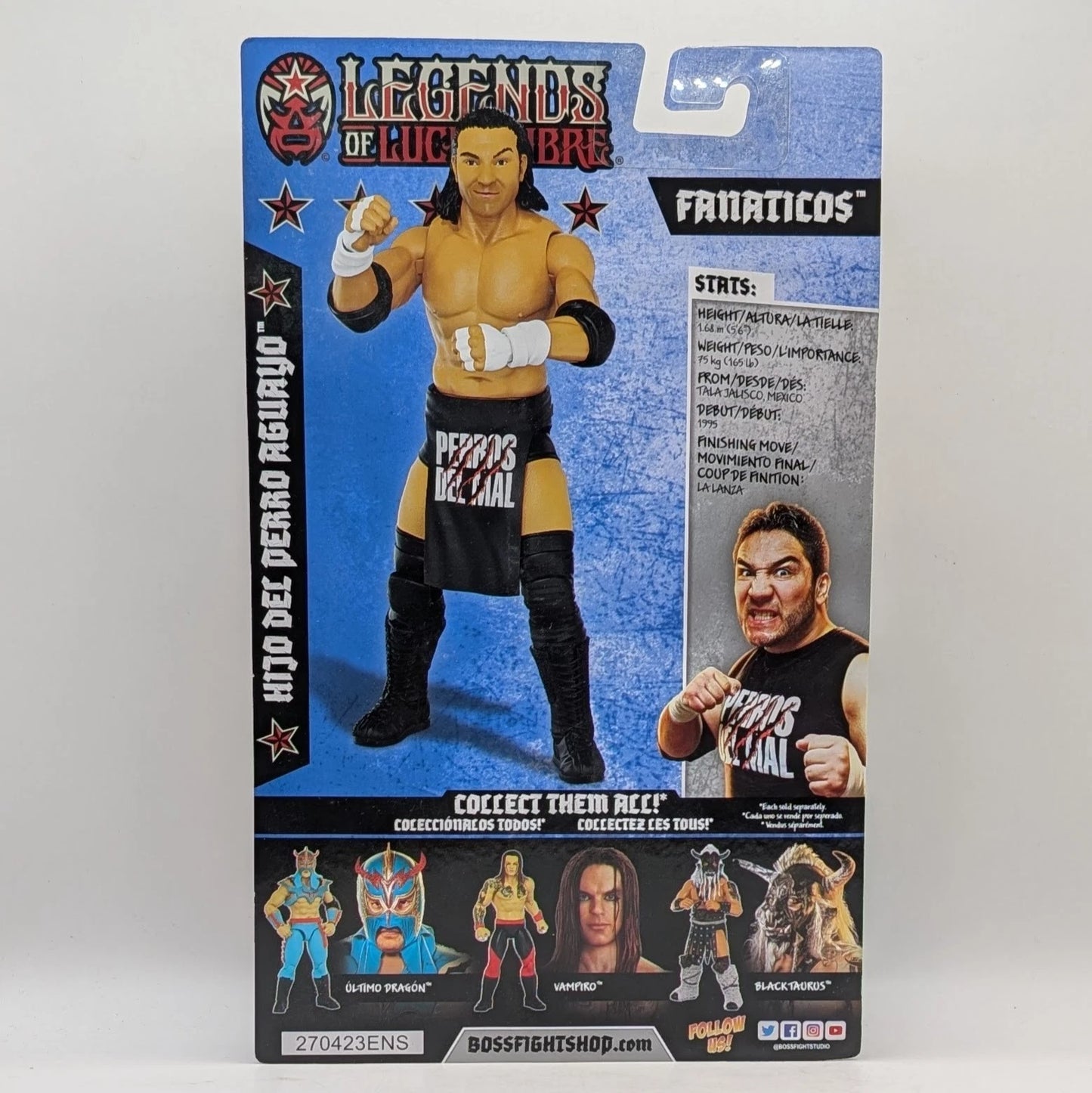 2023 Boss Fight Studio Legends of Lucha Libre Fanaticos Series 2 Hijo del Perro Aguayo