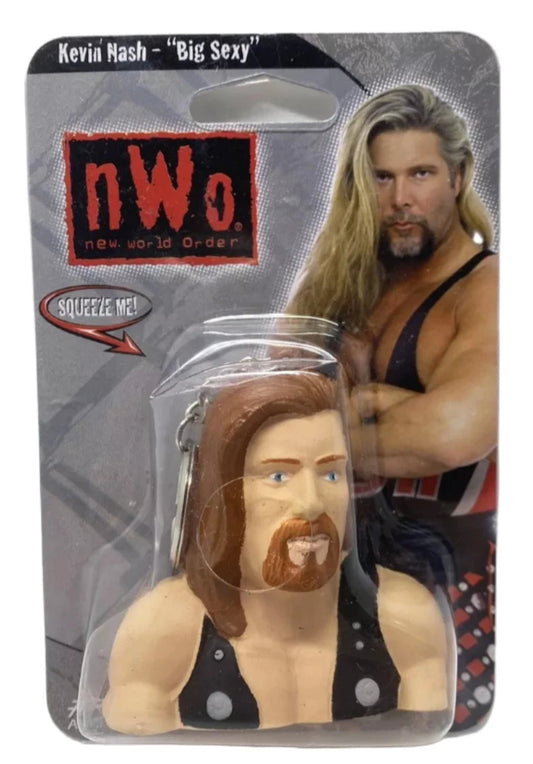 1999 WCW Alpi International Squeezies "Big Sexy" Kevin Nash Keychain