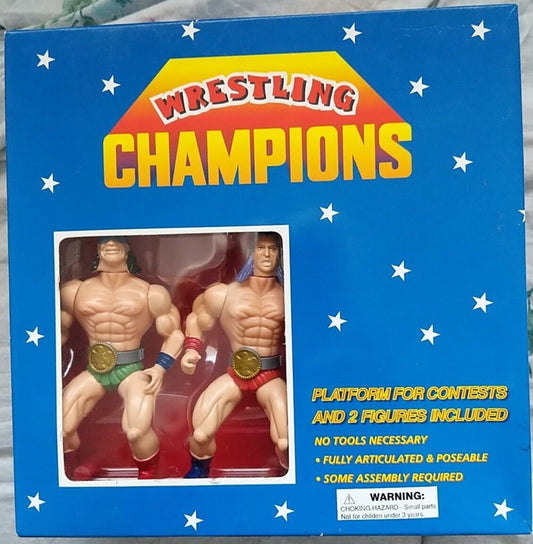 Wrestling Champions Bootleg/Knockoff Ring 2-Pack: Bret Hart & Owen Hart