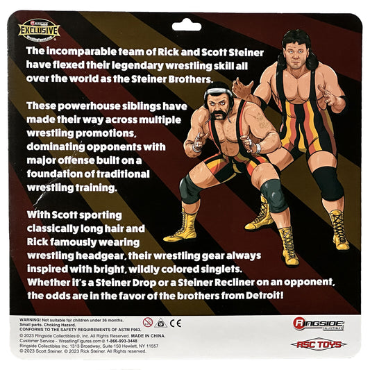 2024 Bell to Bell Ringside Collectibles Exclusive Steiner Brothers [Blue & White Jackets]