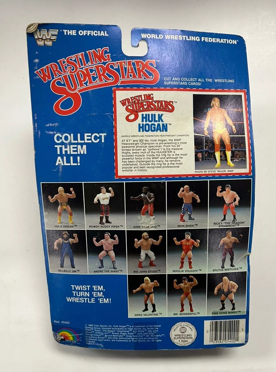 1985 WWF LJN Wrestling Superstars Series 1 Hulk Hogan