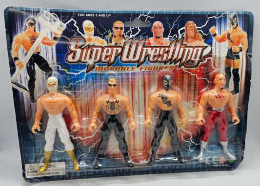 Super Wrestling Bootleg/Knockoff 4-Pack