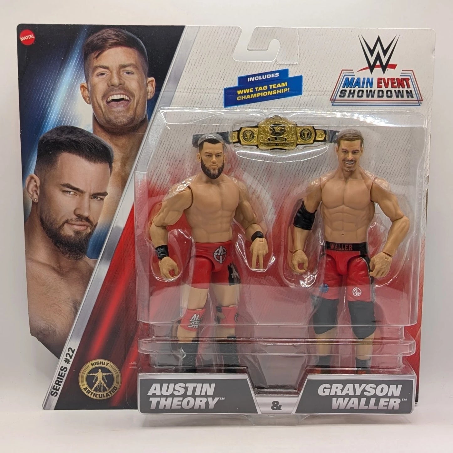 2025 WWE Mattel Main Event Showdown Series 22 Austin Theory & Grayson Waller