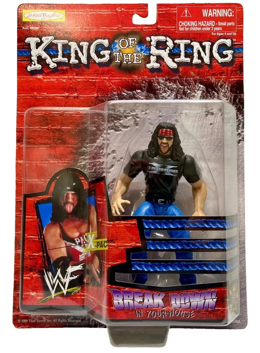 1999 WWF Jakks Pacific Break Down In Your House X-Pac [Blank Card Back]
