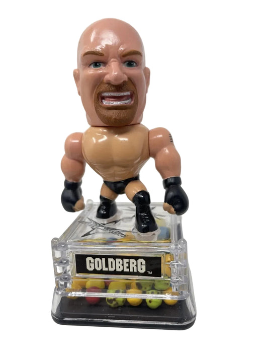 2000 WCW Shelcore Candy Dispenser Goldberg