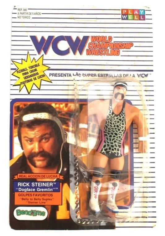 1991 WCW Play Well Bend-Ems Rick Steiner