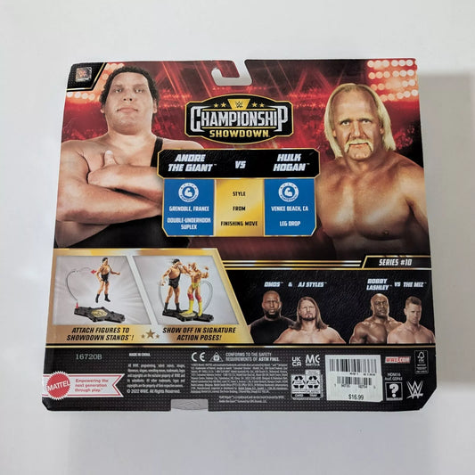2022 WWE Mattel Basic Championship Showdown Series 10 Andre the Giant vs. Hulk Hogan