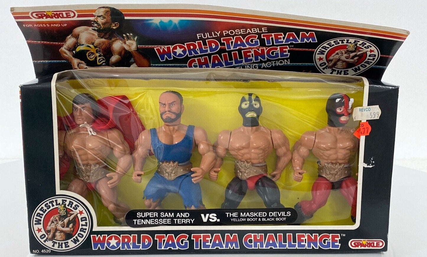 Sparkle Wrestlers of the World Bootleg/Knockoff World Tag Team Challenge: Super Sam & Tennessee Terry vs. The Masked Devils