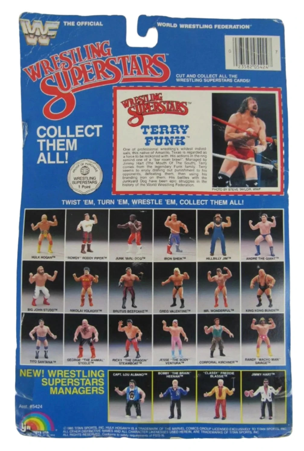 1986 WWF LJN Wrestling Superstars Series 3 Terry Funk – Wrestling