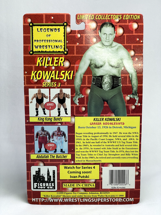 1999 FTC Legends of Professional Wrestling [Original] Series 3 Killer Kowalski [With Blood]