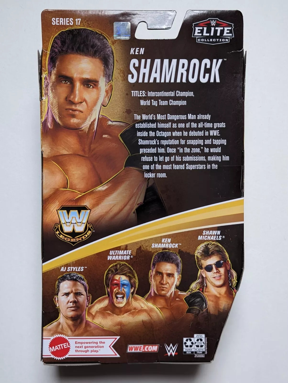 WWE Legends Series 17 Complete Shamrock/Michaels/Styles/Warrior fashion NEW