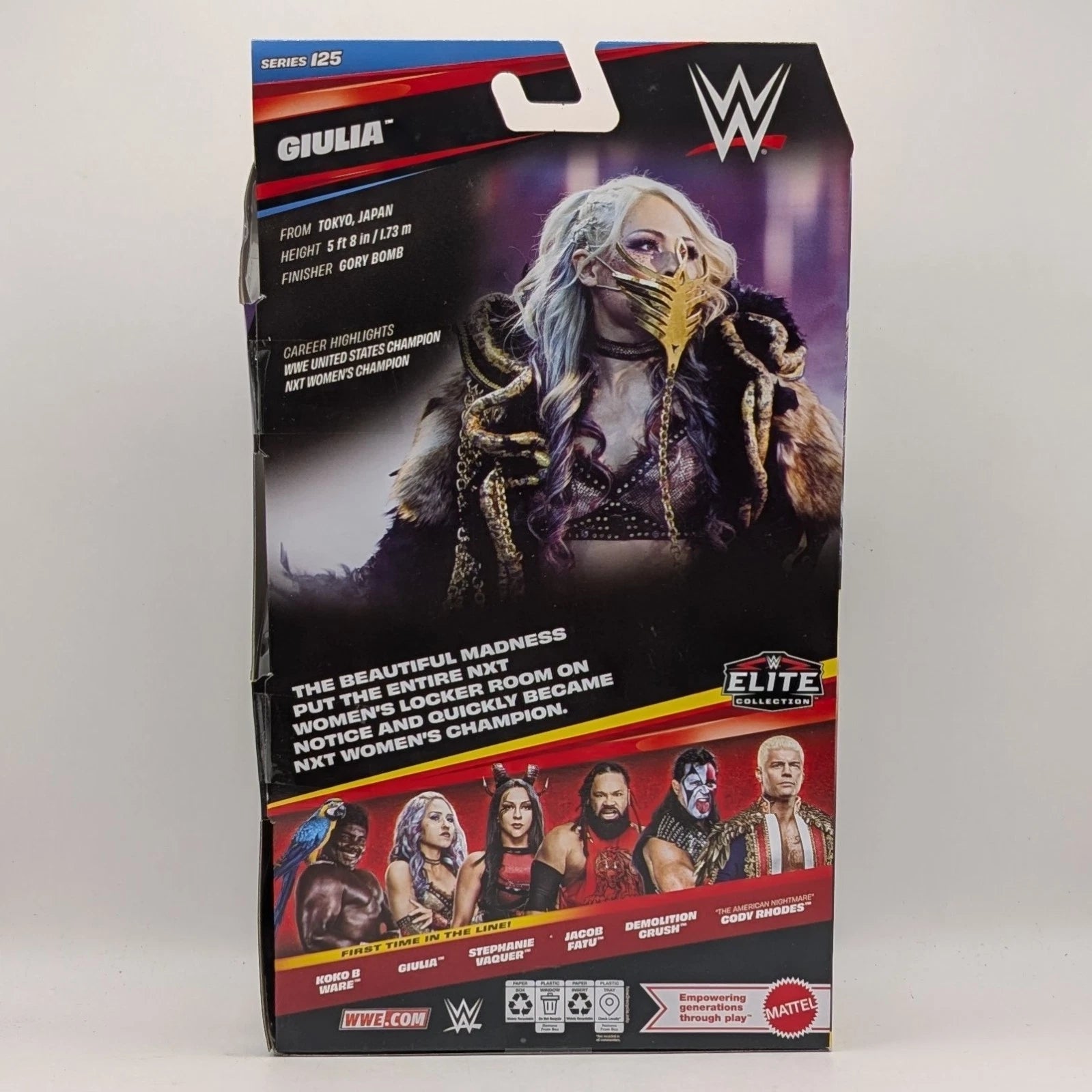 2026 WWE Mattel Elite Collection Series 125 Giulia – Wrestling