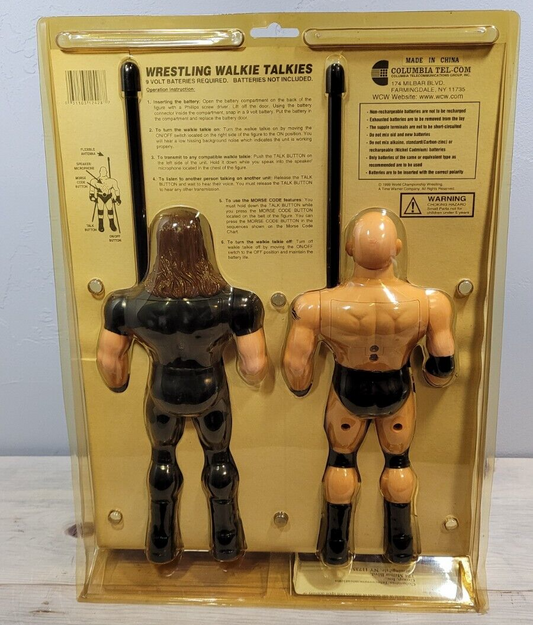 1999 WCW Columbia Tel-Com Slam Bam! Wrestling Walkie Talkies: Goldberg & Kevin Nash