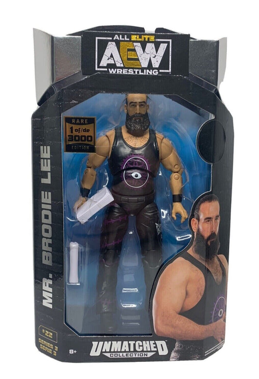2022 AEW Jazwares Unmatched Collection Series 3 #22 Mr. Brodie Lee [Rare Edition, Without Cards]