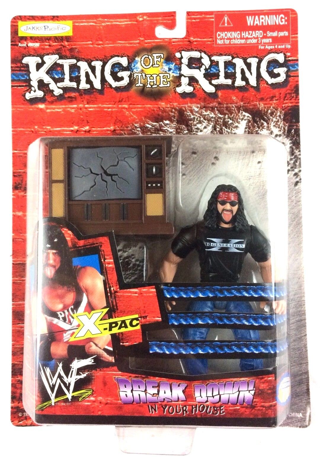 1999 WWF Jakks Pacific Break Down In Your House X-Pac