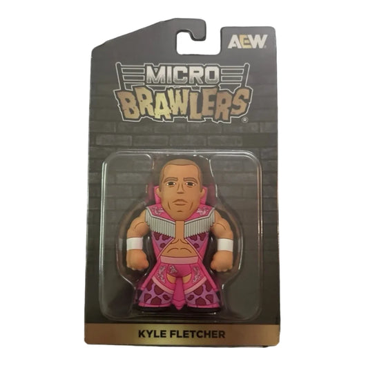 2026 AEW Pro Wrestling Tees Crate Exclusive Kyle Fletcher Micro Brawler