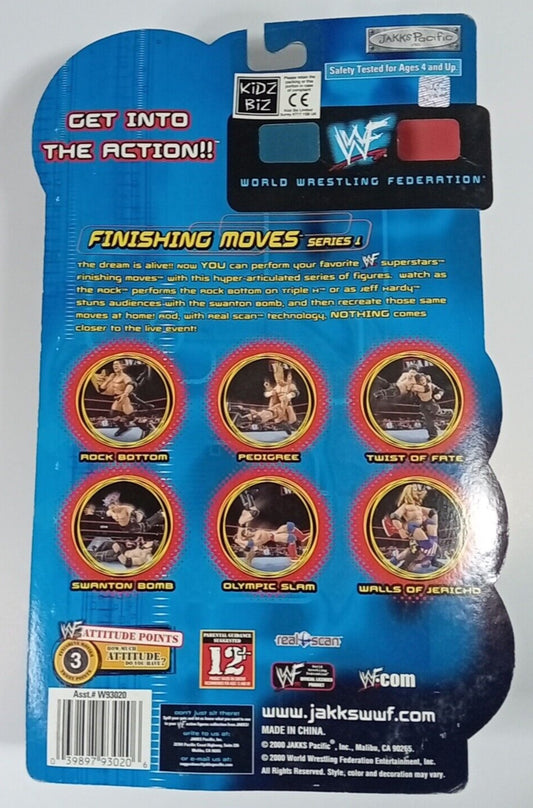 2001 WWF Jakks Pacific Finishing Moves Series 1 Kurt Angle