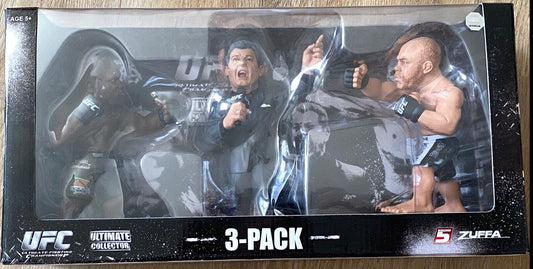 2010 Round 5 UFC Ultimate Collector 3-Pack: Quinton Jackson, Bruce Buffer & Wanderlei Silva