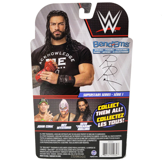 2023 WWE TCG Toys Bend-Ems Superstars Series 1 Roman Reigns