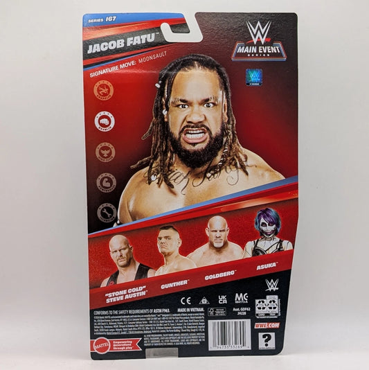 2026 WWE Mattel Main Event Series 167 Jacob Fatu