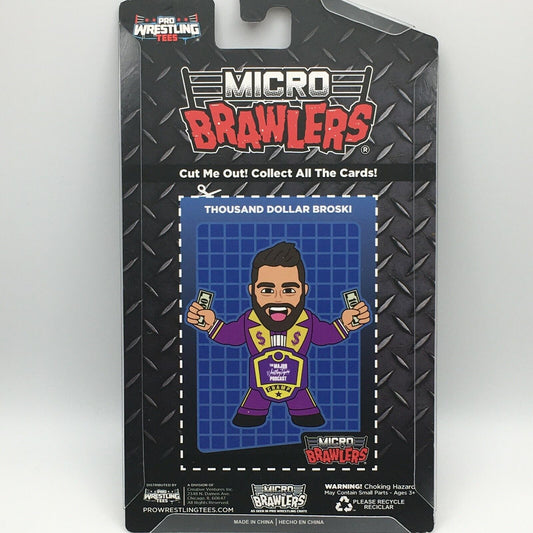 2021 Major Wrestling Figure Podcast Micro Brawlers Thousand Dollar Broski