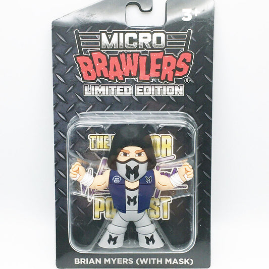 2021 Major Wrestling Figure Podcast Micro Brawlers Brian Myers [With Mask]