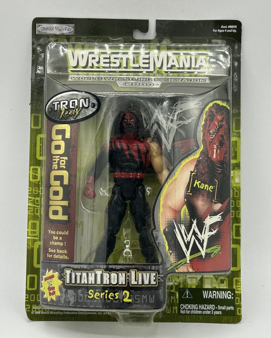 1999 WWF Jakks Pacific Titantron Live Series 2 Kane [With Red Card Accents]