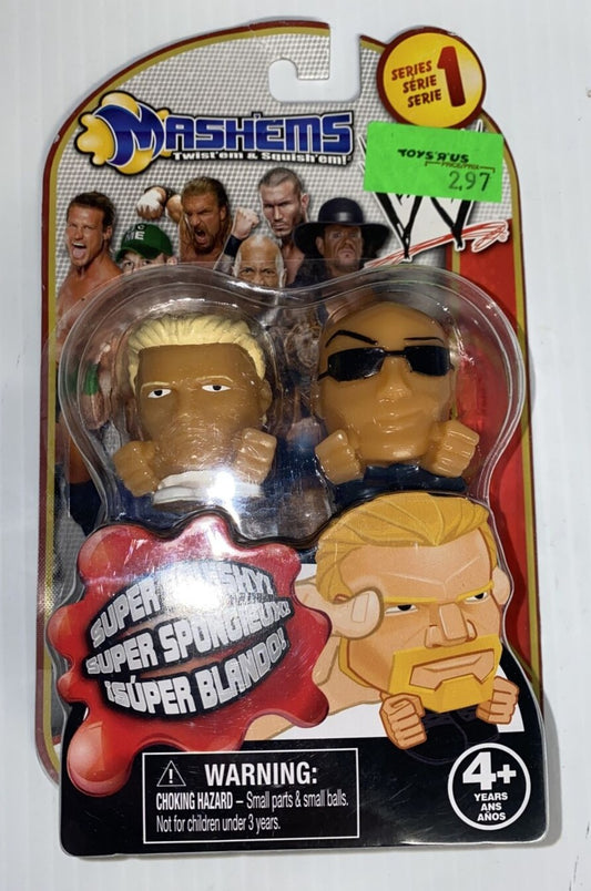 2013 WWE Tech 4 Kids Mash'ems Series 1 2-Pack: Dolph Ziggler & The Rock