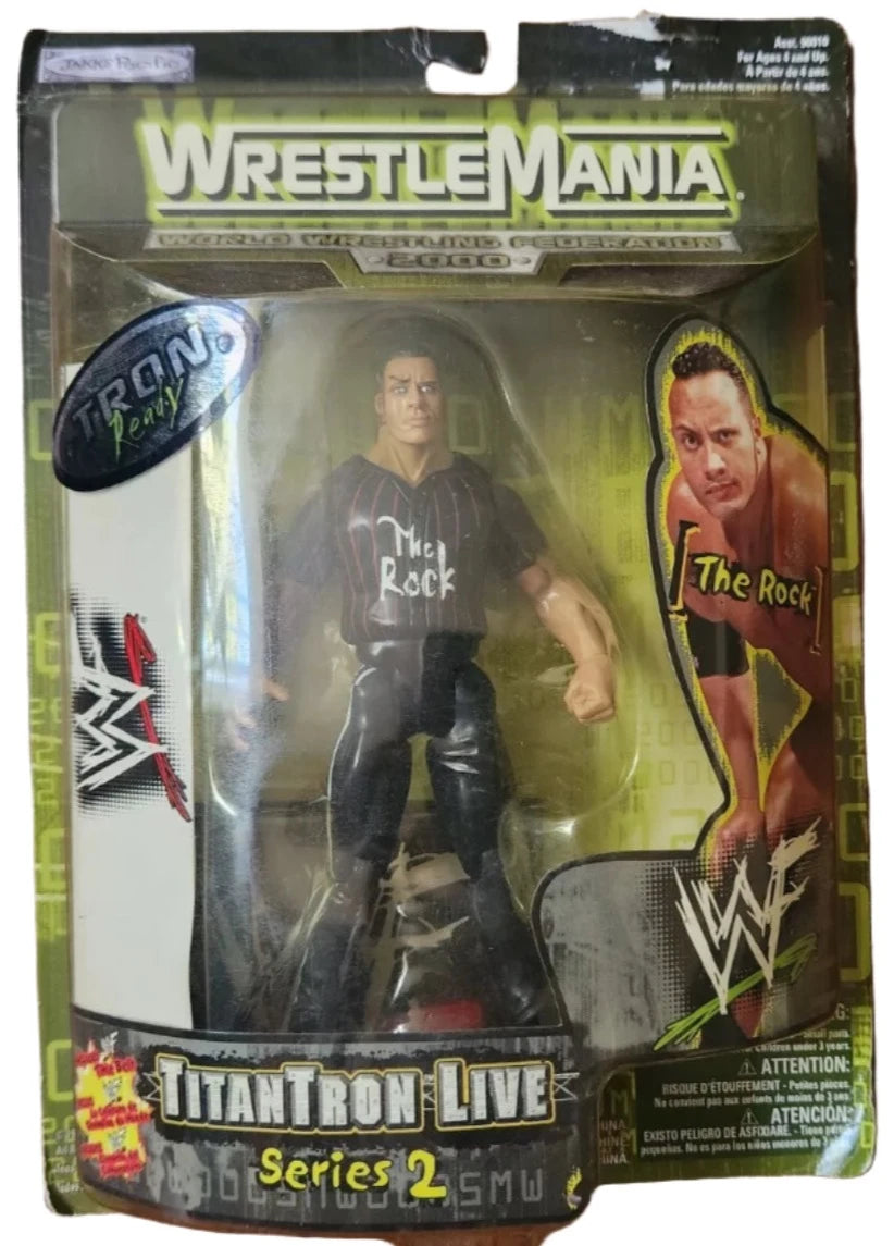 1999 WWF Jakks Pacific Titantron Live Series 2 The Rock