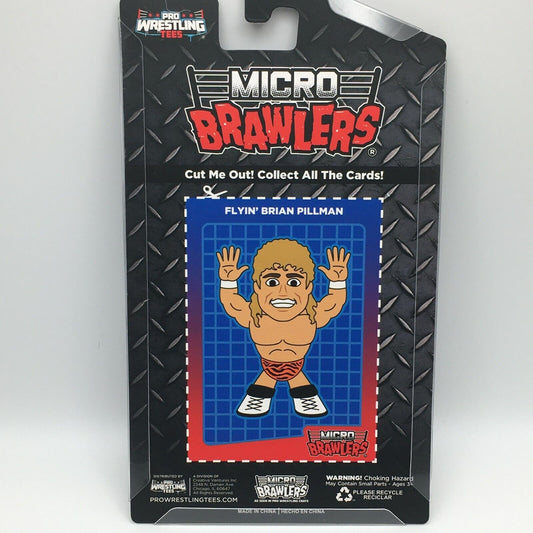2021 Pro Wrestling Tees Crate Exclusive Micro Brawlers Flyin' Brian Pillman [July]
