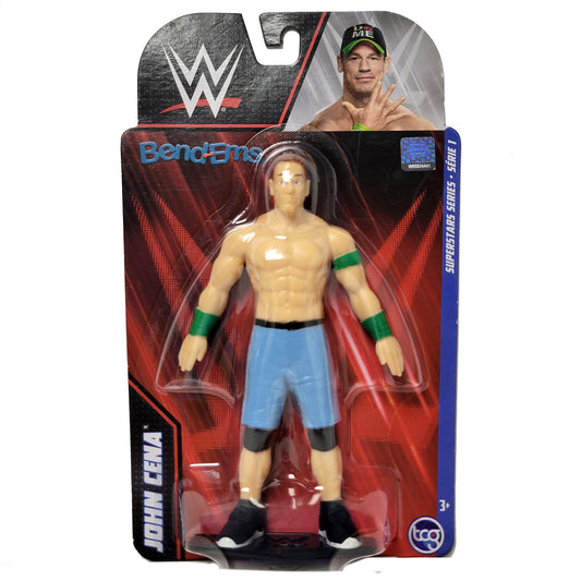 2023 WWE TCG Toys Bend-Ems Superstars Series 1 John Cena