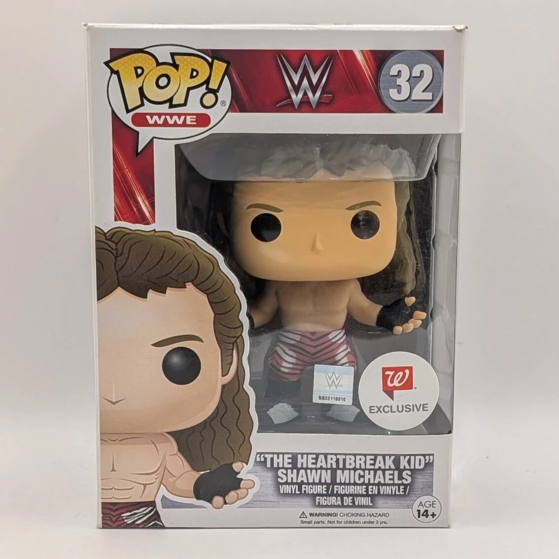 2017 WWE Funko POP! Vinyls 32 "The Heartbreak Kid" Shawn Michaels [Exclusive]