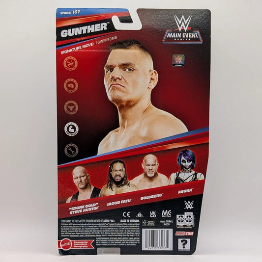 2026 WWE Mattel Main Event Series 167 Gunther