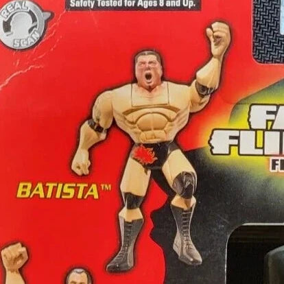 Unreleased WWE Jakks Pacific Face Flippin' Fighters Series 1 Batista [With Black Trunks]