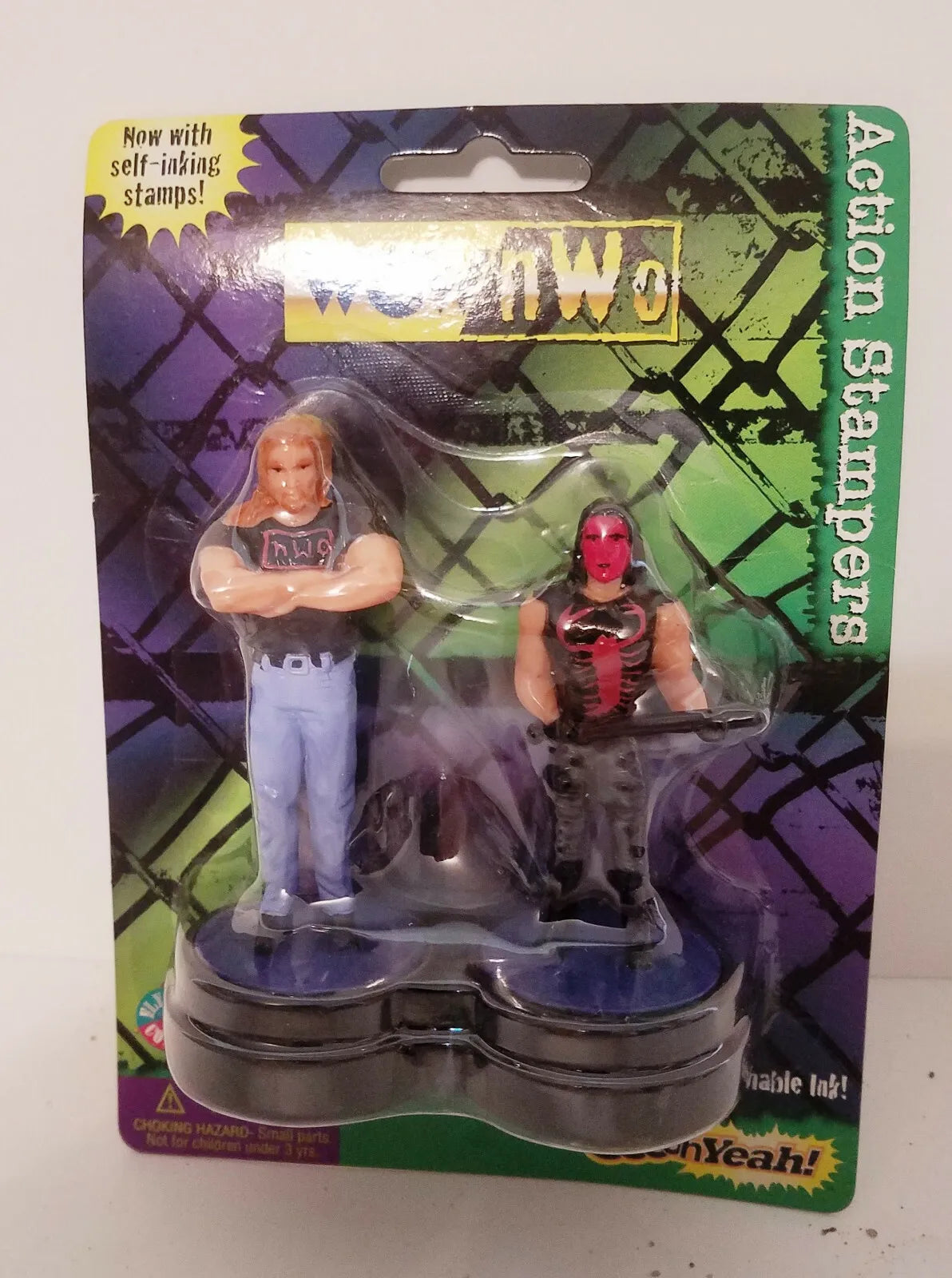 1998 WCW/nWo Colorbök Paper Products Kevin Nash & Sting Action Stampers