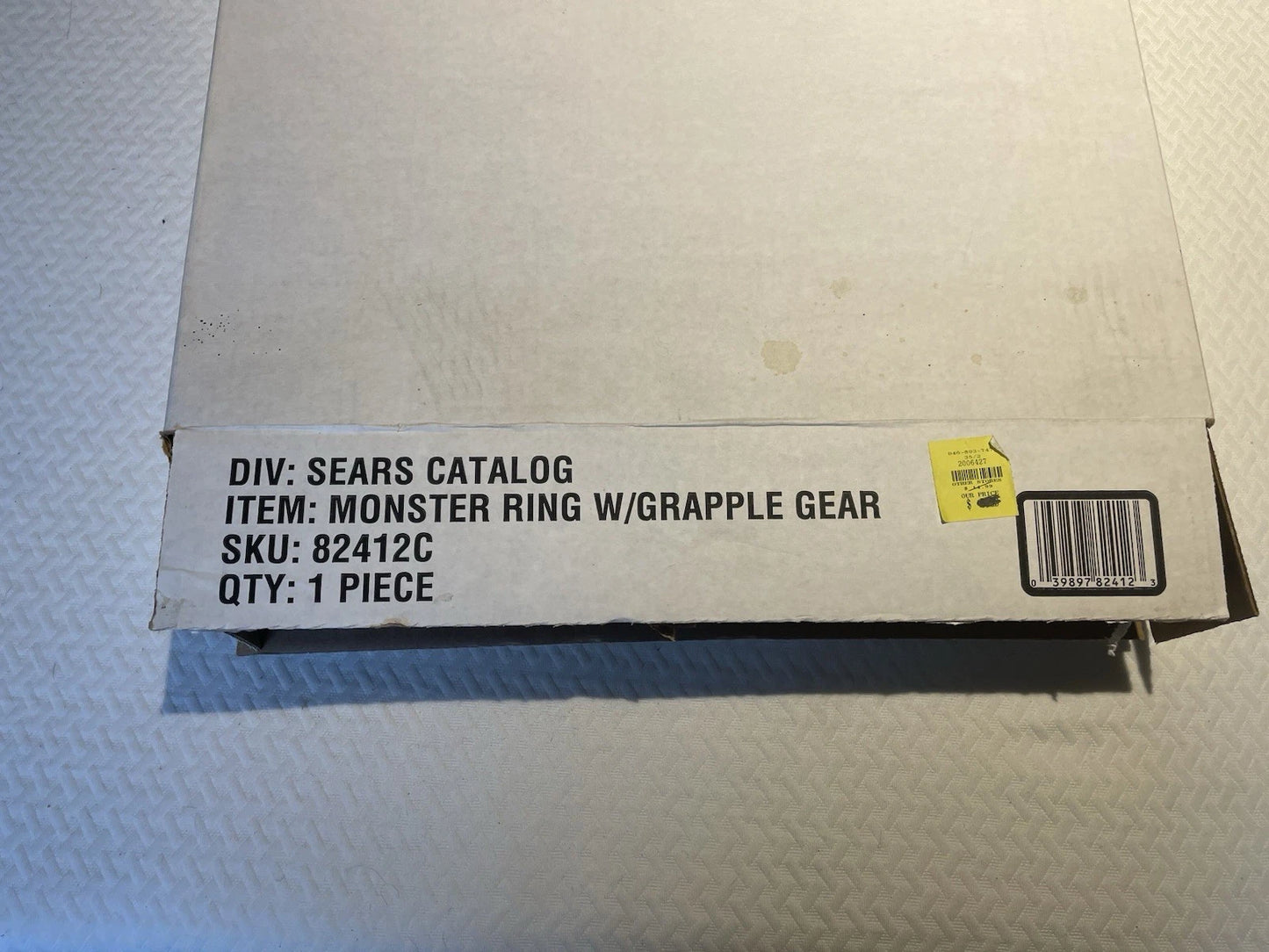 2000 WWF Jakks Pacific Sears Mailaway Raw is War Monster Ring With Grapple Gear [With Kane, Stone Cold Steve Austin, The Rock & Undertaker]