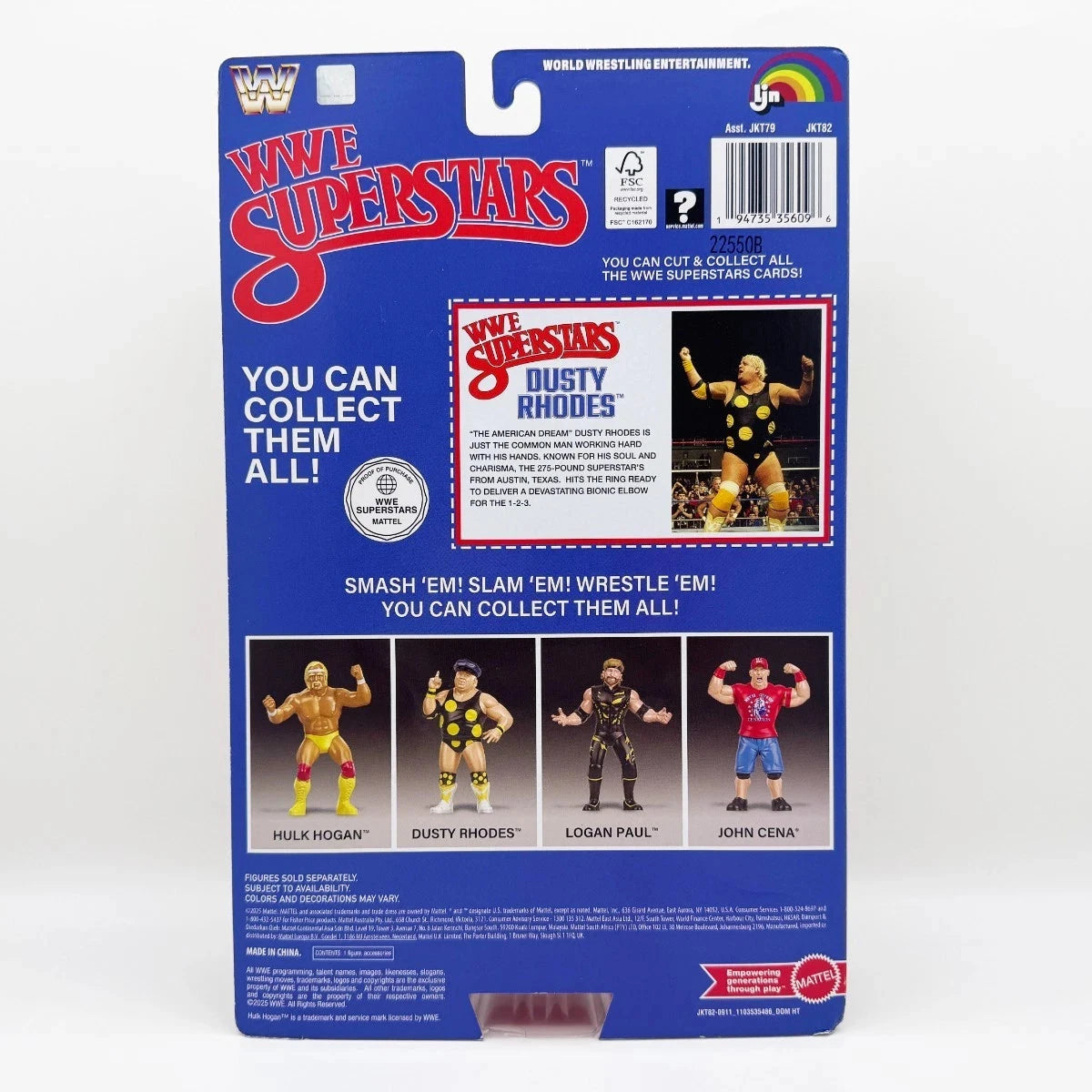 2025 Mattel LJN WWE Superstars Series 1 Dusty Rhodes [Exclusive, Chase]