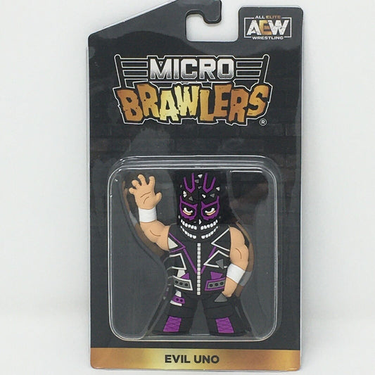 2022 AEW Pro Wrestling Tees Crate Exclusive Evil Uno Micro Brawler